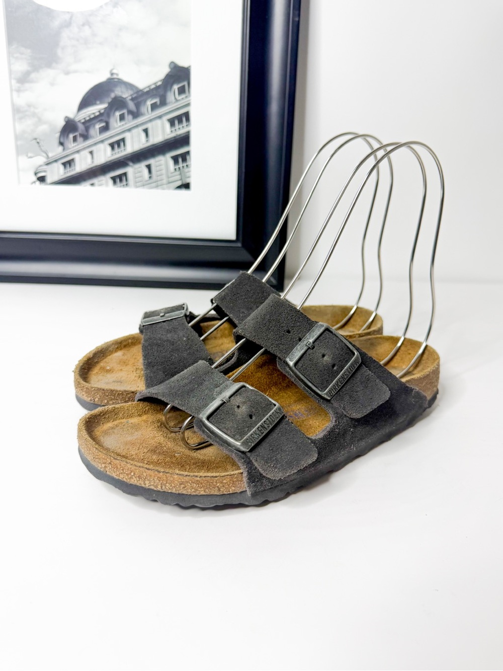 Birkenstock Arizona Suede Sandals Size 38
